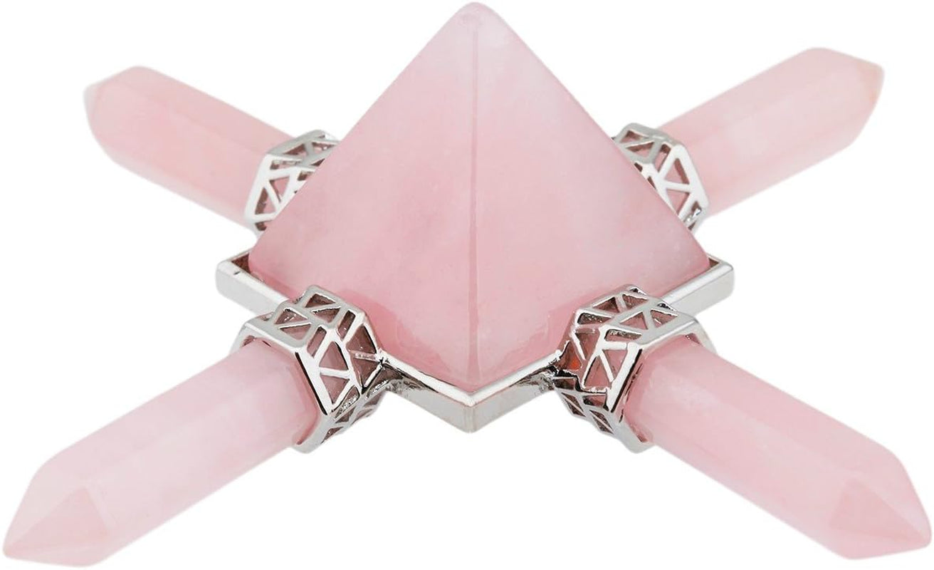 Pyramid Energy Generator, Reiki Chakra Healing Crystal Stone