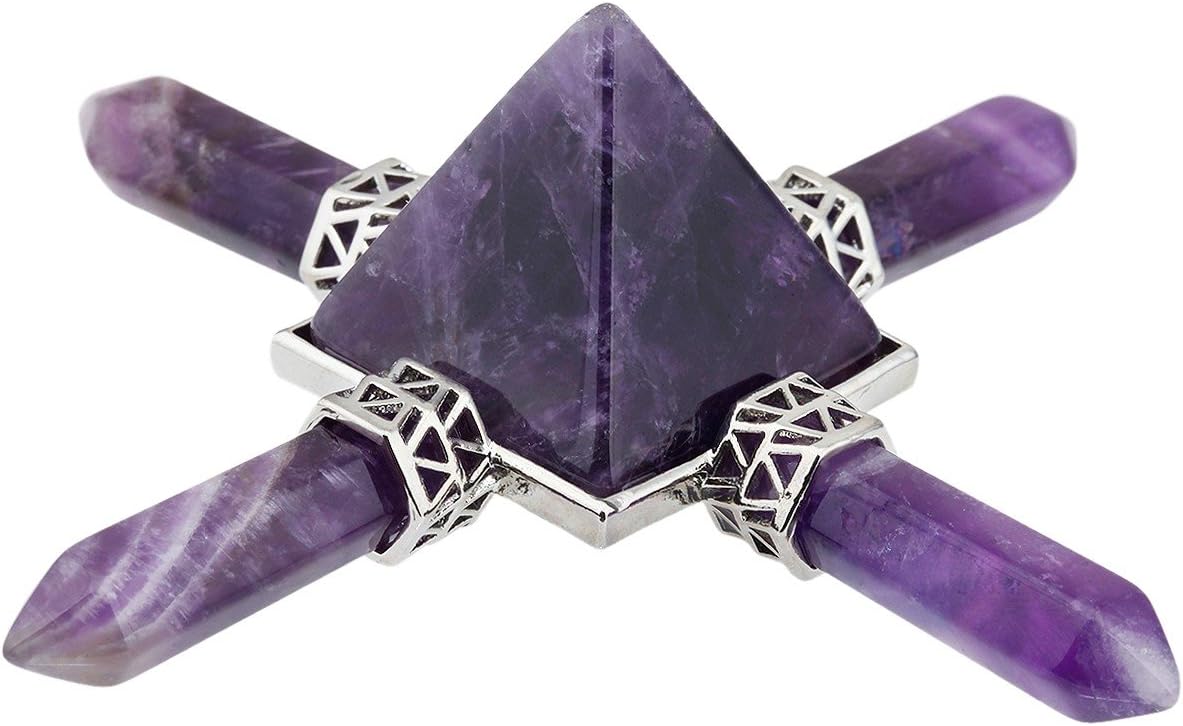 Pyramid Energy Generator, Reiki Chakra Healing Crystal Stone
