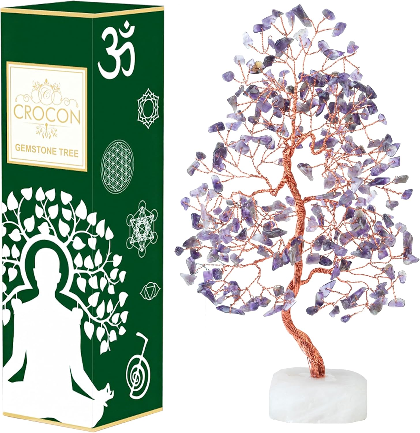 Rose Quartz Crystal Tree Room Decor and Pink Home Decor Healing Crystals Chakra Tree of Life Birthday Gifts for Women Mom Her Sister House Warming Gifts New Home Spiritual Presents Womens Gift